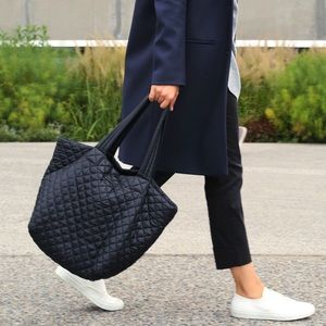 MZ Wallace Navy Medium Metro Tote